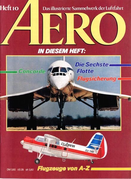 Aero Das Illustrierte Sammelwerk der Luftfahrt N 10