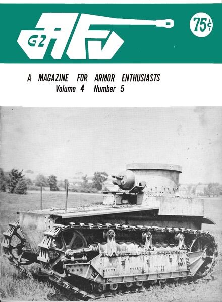 AFV-G2 A Magazine For Armor Enthusiasts 1973-06