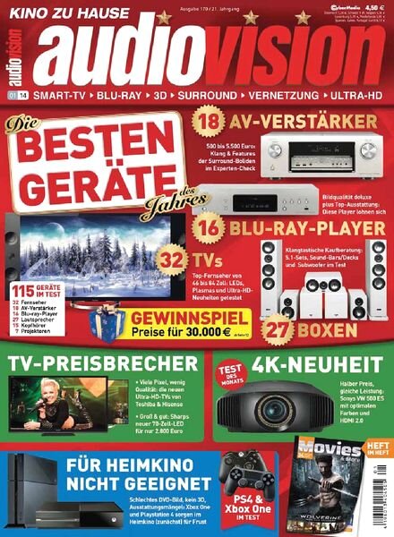 audiovision Test-Magazin — Januar 01, 2014