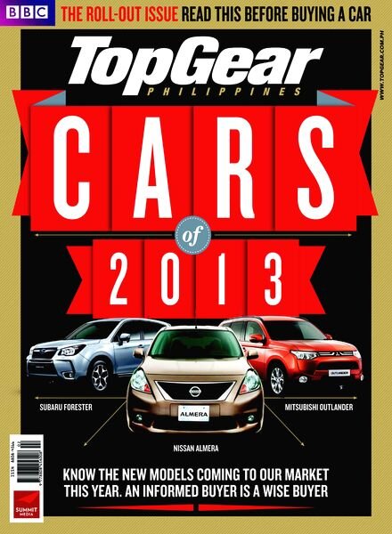 BBC TopGear Philippines – Special Issue Cars of 2013