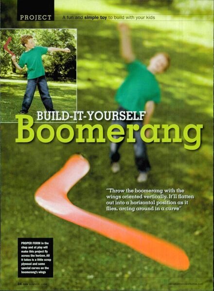 Canadian Home Workshop — Boomerang