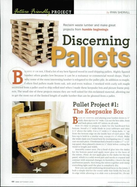 Canadian Home Workshop – Pallet Projects