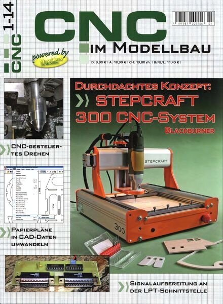 CNC im Modellbau Magazin N 01, 2014