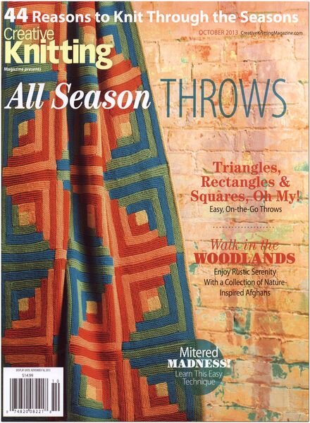 Creative Knitting Presents 2013 – All Season Throws