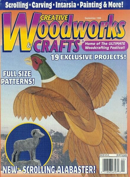 Creative Woodworks & Crafts — Issue 58, 1998-09