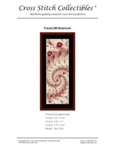 Cross Stitch Collectibles (Fractal Bookmark) 280
