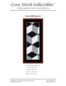 Cross Stitch Collectibles (Fractal Bookmark) 308