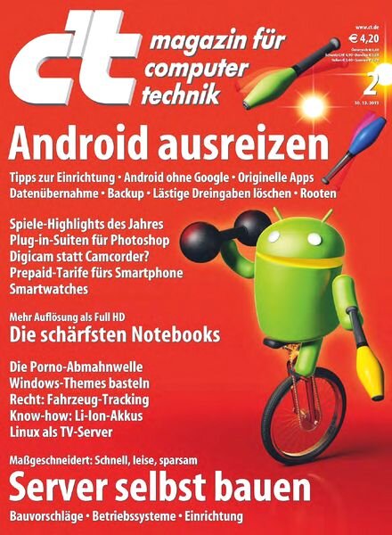 ct Magazin Computertechnik N 02, 2014 vom 30 Dezember 2013