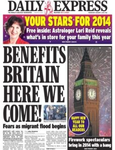 Daily Express – Wednesday, 01 January 2014