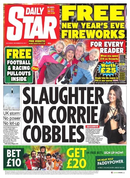 DAILY STAR – Saturday, 28 December 2013