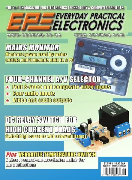 Everyday Practical Electronics – August 2008