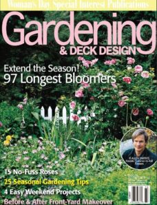 Gardening & Deck Design Magazine Vol 17, N 3