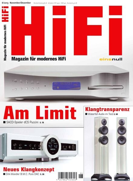 Hifi Eins Null Magazin N 06, 2013