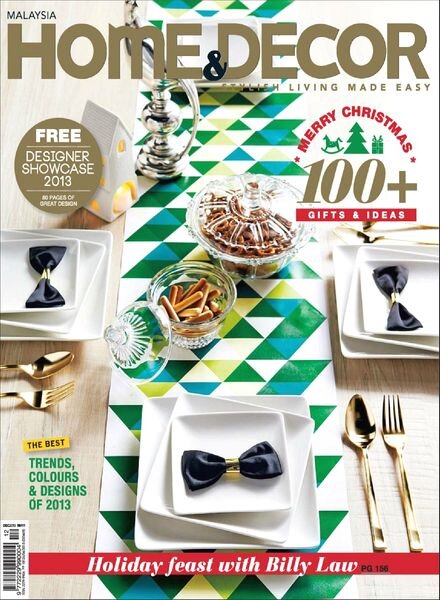 Home & Decor Malaysia Magazine — December 2013