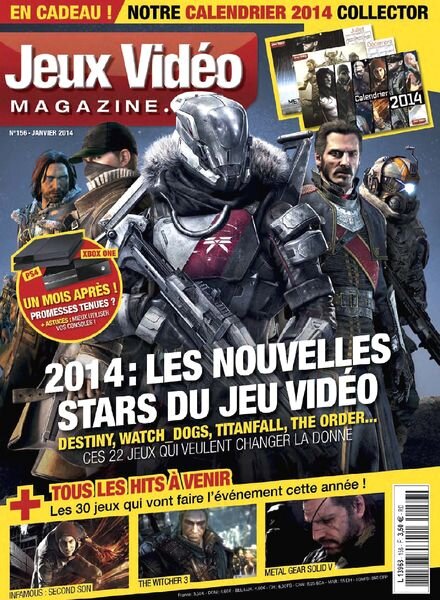Jeux Video Magazine N 156 — Janvier 2014