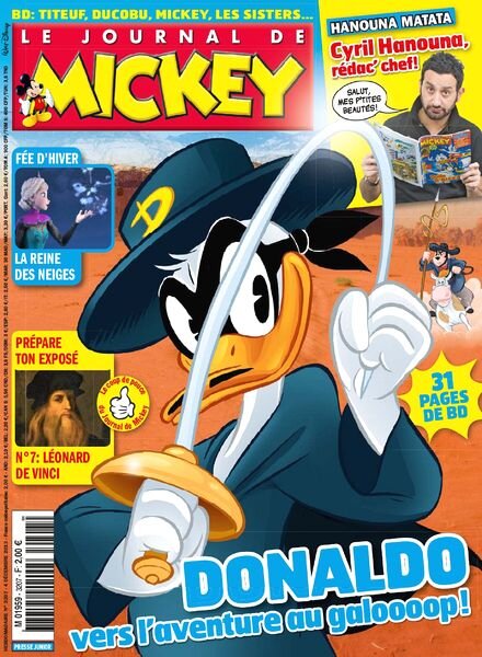 Le Journal de Mickey N 3207 — 4 au 10 Decembre 2013