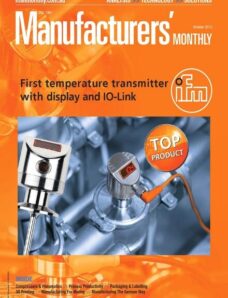 Manufacturers Monthly – October 2013