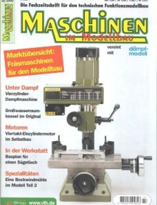 Maschinen Im Modellbau 2000-03