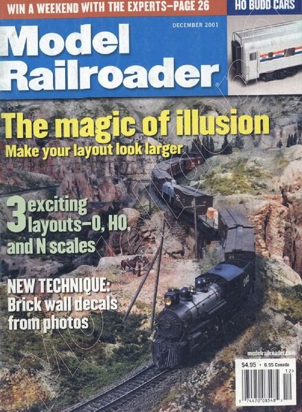 Model Railroader — 2001-12