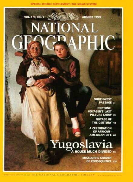 National Geographic Magazine 1990-08, August