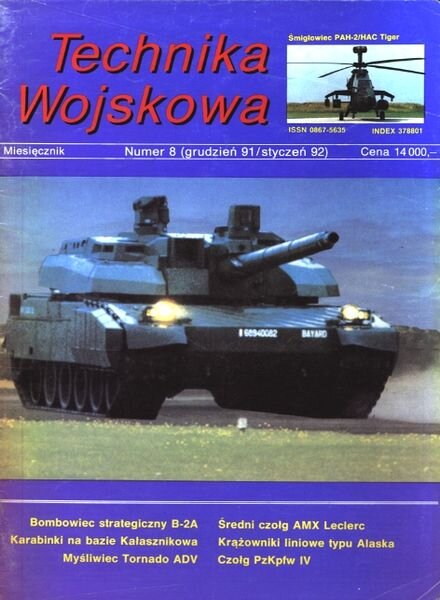 Nowa Technika Wojskowa 1991-08