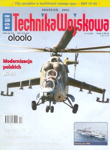 Nowa Technika Wojskowa 2001-12