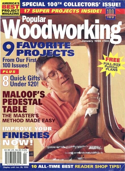 Popular Woodworking – 100, 1998