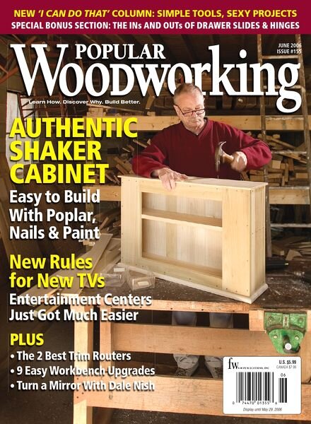 Popular Woodworking – 155, June 2006