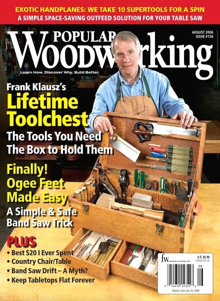 Popular Woodworking — 156, August 2006
