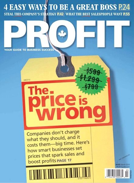 Profit – March 2013
