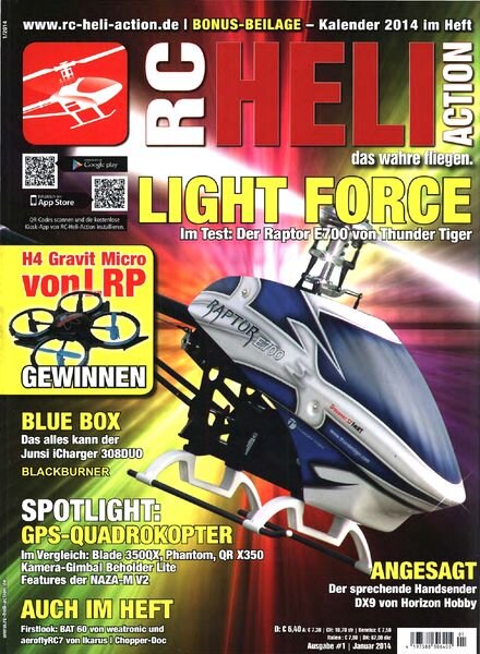 RC HeliAction Magazin N 01, 2014