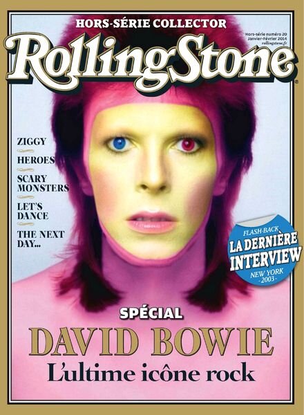 Rolling Stone France Hors-Serie Collector N 20 — David Bowie