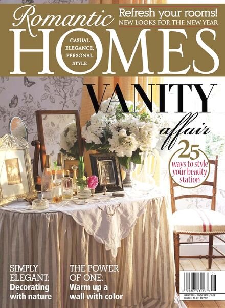 Romantic Homes Magazine – January 2014