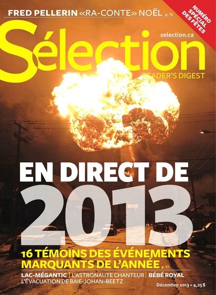 Selection Reader’s Digest Canada – Decembre 2013