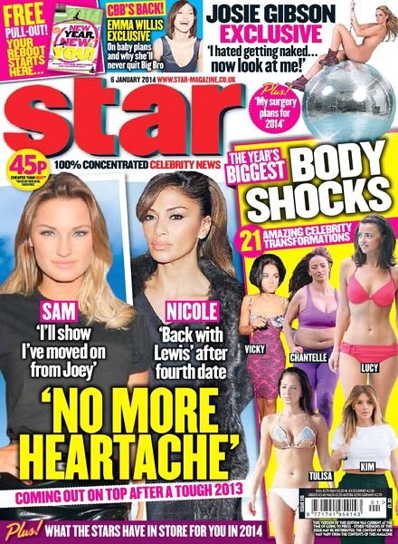 Star Magazine UK – 6 January 2014