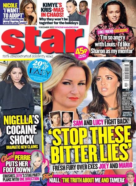 Star Magazine UK – 9 December 2013