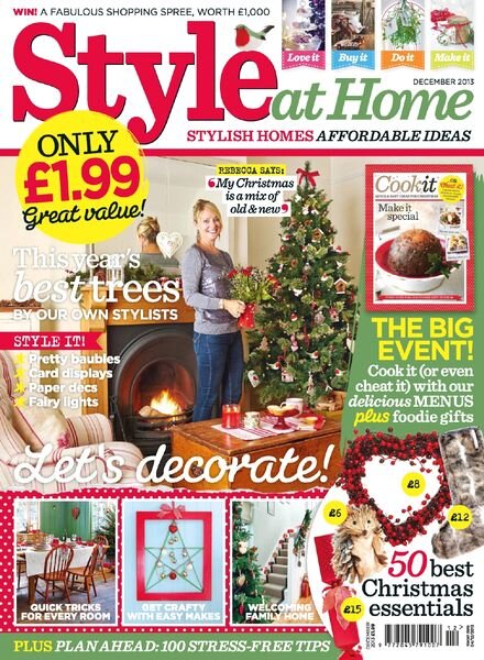 Style At Home UK – December 2013