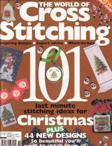 The world of cross stitching 01, Christmas 1997