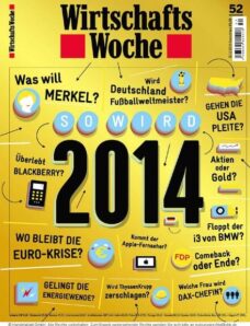 Wirtschaftswoche Magazin N 52 vom 21 Dezember 2013