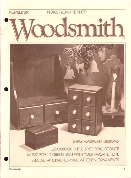 WoodSmith Issue 06, Nov 1979 — Early American Designs
