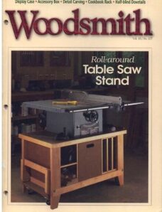 WoodSmith Issue 107, Oct 1996 – Roll Around Table Saw Stand