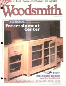 WoodSmith Issue 136, Aug 2001 Sectional Entertainment Center