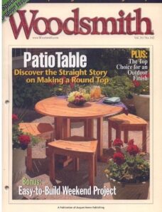 WoodSmith Issue 142, Aug 2002 — Patio Table