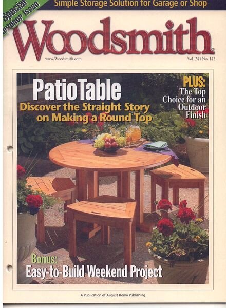 WoodSmith Issue 142, Aug 2002 – Patio Table