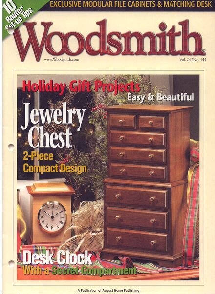 WoodSmith Issue 144, Dec 2002 – Jewelry Chest