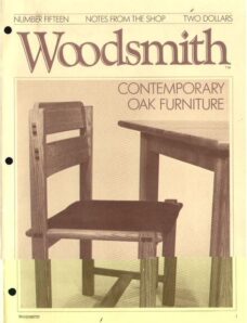 WoodSmith Issue 15, May 1981 — Contemporary Oak Furniture