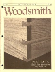 WoodSmith Issue 19, Jan 1982 – Dovetails