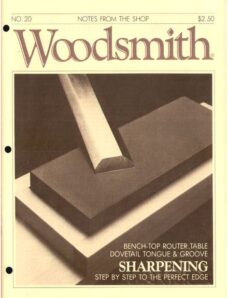 WoodSmith Issue 20, Mar 1982 – Sharpening