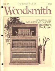 WoodSmith Issue 29, Sept-Oct 1983 – Barrister Bookcase