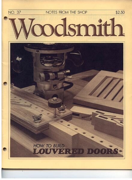WoodSmith Issue 37, Jan-Feb 1985 — Louvered Doors
